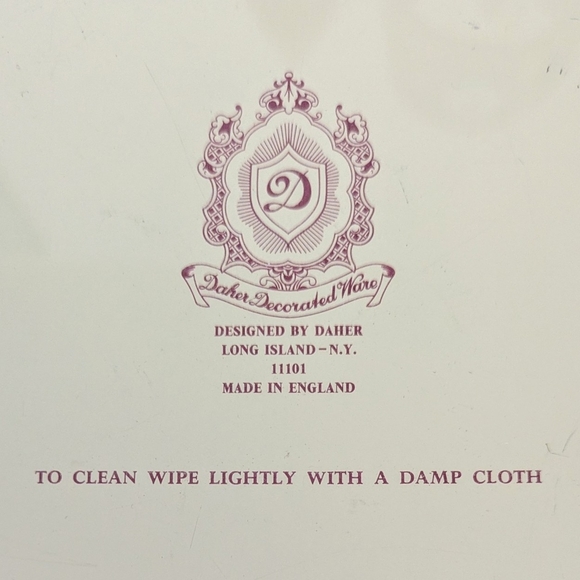 Designer Daher Long Island,N.Y. Made in EnglandBeautiful and sturdy serving tray - Picture 3 of 4